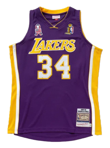 Dres Mitchell & Ness Los Angeles Lakers Shaquille O'Neal Finals Jersey Lila | AJY44187-LAL01SONPURP