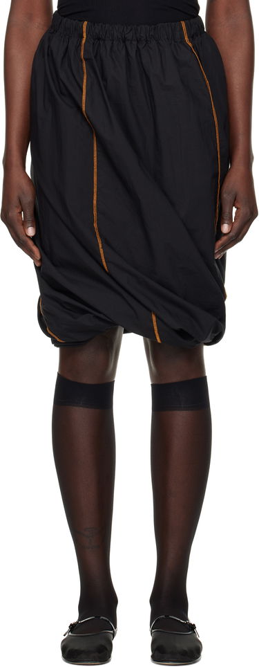 Krila Baserange Turn Midi Skirt Črna | SKTU-PO-SP25, 0