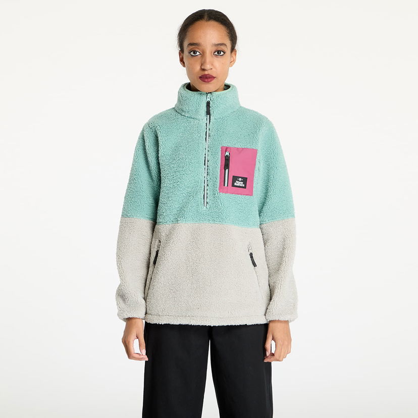 Pulover Horsefeathers Elvira Sweatshirt Blue Haze S Zelena | TW033E