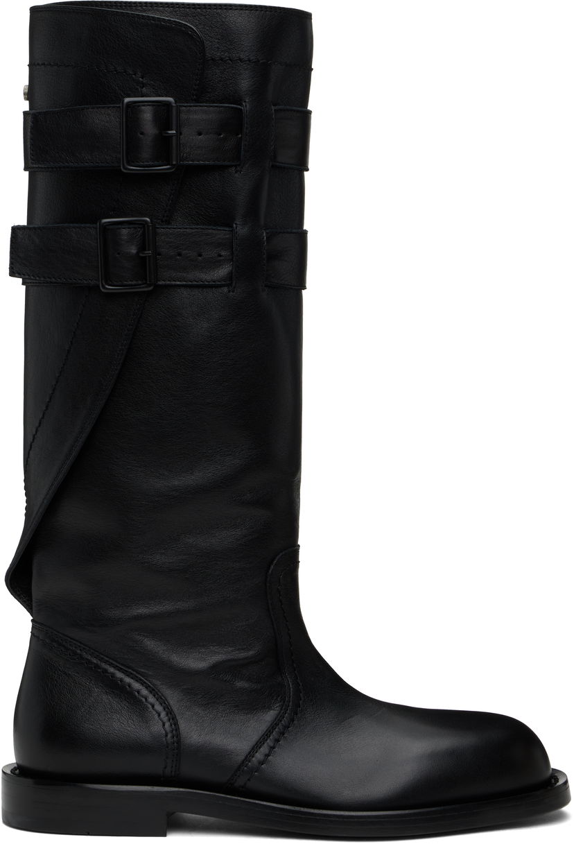 Oblačila Ann Demeulemeester Ann Demeulemeester Uplu Biker Boots Črna | 2510-W-R44-LT157-099