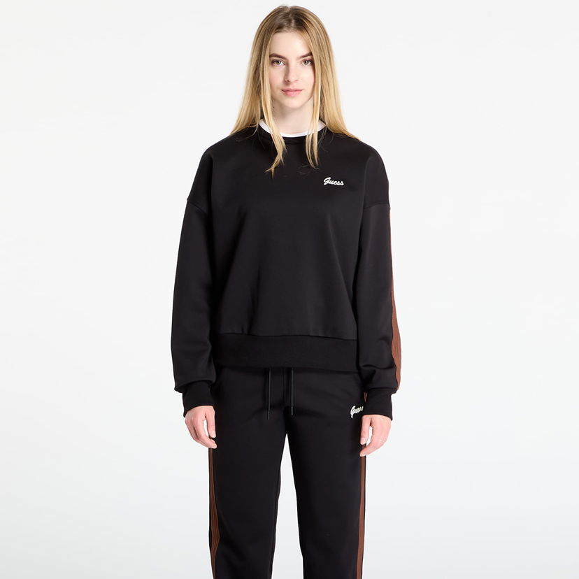 Pulover GUESS GUESS Fabia Sweatshirt Črna | V5BQ03KCX22-JBLK