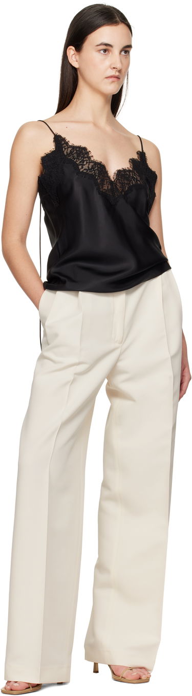 Hlače Róhe Róhe High-Waist Tailored Trousers Bela | 414-30-052, 3