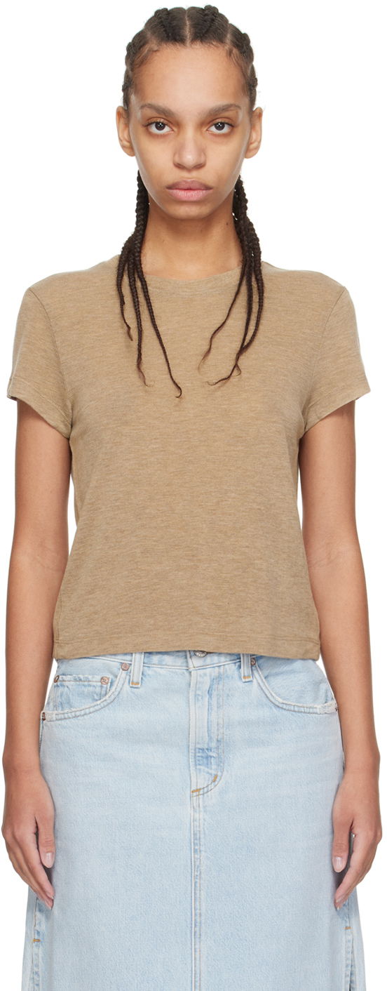Majica AGOLDE AGOLDE Adine T-Shirt Bež | A7180-1653