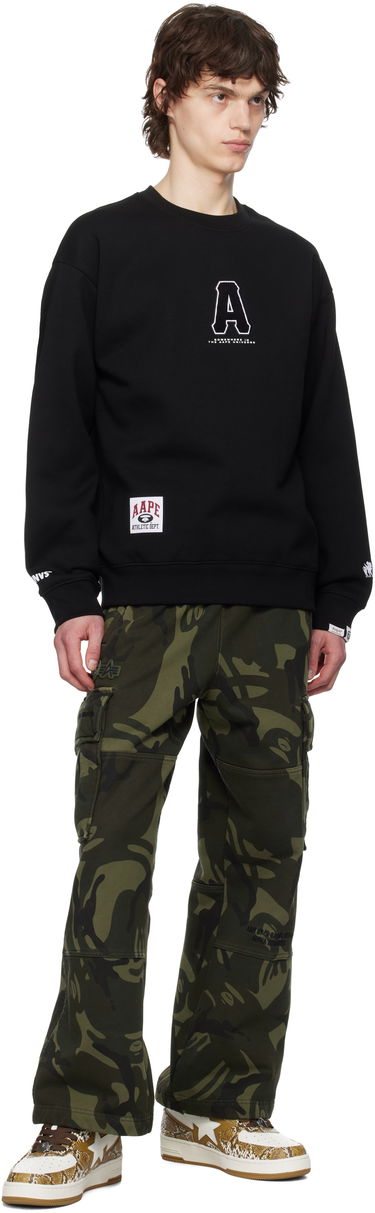 Pulover AAPE by A Bathing Ape AAPE by A Bathing Ape Injection Crewneck Sweatshirt Črna | AAPSWMC336XXNBKX, 3