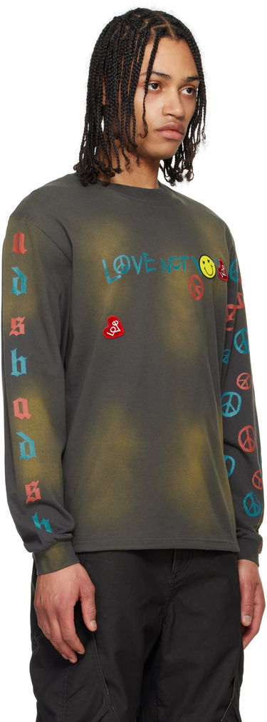 Majica Andersson Bell Andersson Bell 'Love Not War' Long Sleeve T-shirt Zelena | atb1254u, 4