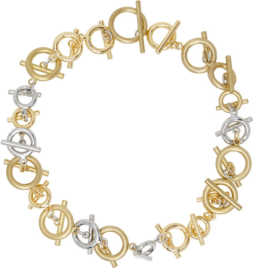 Zapestnica sacai Sacai Toggle Clasp Necklace Kovinski | 25-0958S