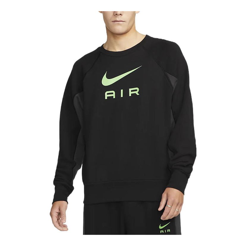 Pleteni pulover Nike Sportswear Air French Terry Sweatshirt Črna | DQ4206-011