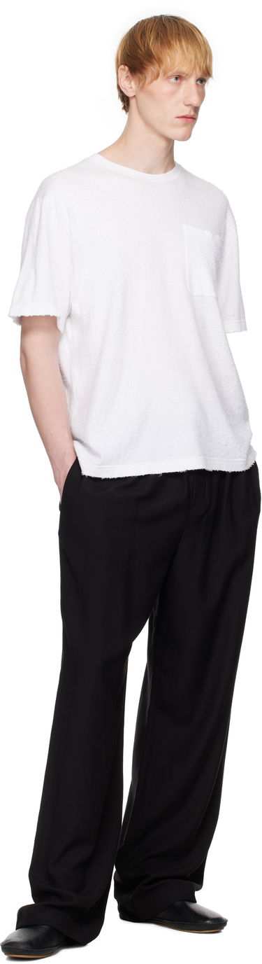 Hlače The Row The Row Xon Drawstring-Waist Trousers Črna | 990-W3893, 3