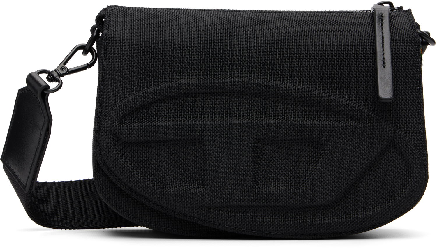 Torba za čez ramo Diesel 1DR Embossed Logo Camera Bag Črna | X10223-P8426-T8013, 0