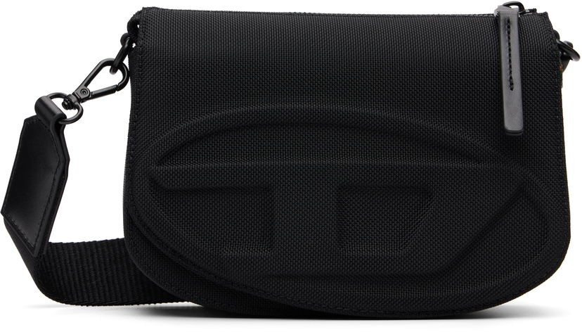 Torba za čez ramo Diesel 1DR Embossed Logo Camera Bag Črna | X10223-P8426-T8013