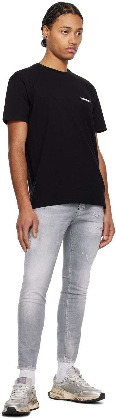 Obeski za ključe DSQUARED2 Dsquared2 Clip-On Cross Earring Črna | ERM0064_37208163_2124, 3