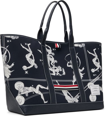 Tote bag Thom Browne Thom Browne Olympic Constellation Medium Tool Tote Mornarica | MAG389A-F0891, 1