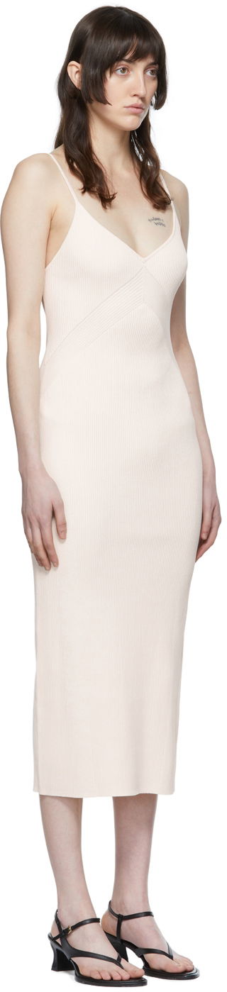 Obleke rag & bone Viscose Midi Slip Dress Bež | WAS22P0061806, 1