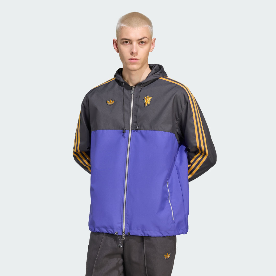 Parka adidas Performance Manchester United Terrace Icons Hooded Parka Lila | JN2821, 0
