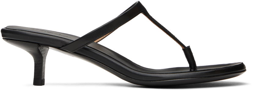 Nega čevljev Marsèll Marsell Sottiletta Heeled Sandals Črna | MW8543 P011