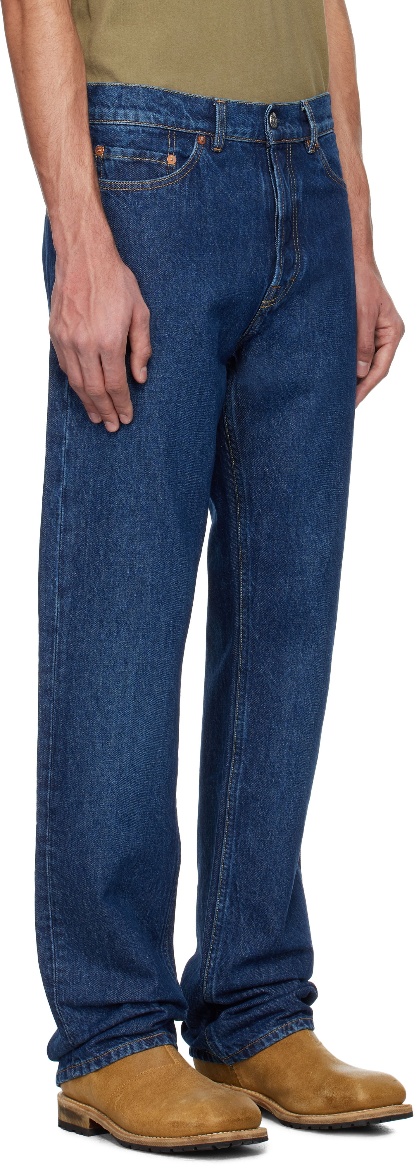 Kavbojke OUR LEGACY Our Legacy First Cut Jeans Modra | M2255FEB, 1
