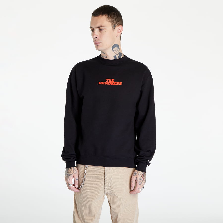 Pulover THE HUNDREDS Bright Ideas Crewneck Sweatshirt Črna | T22F202038 BLK, 0