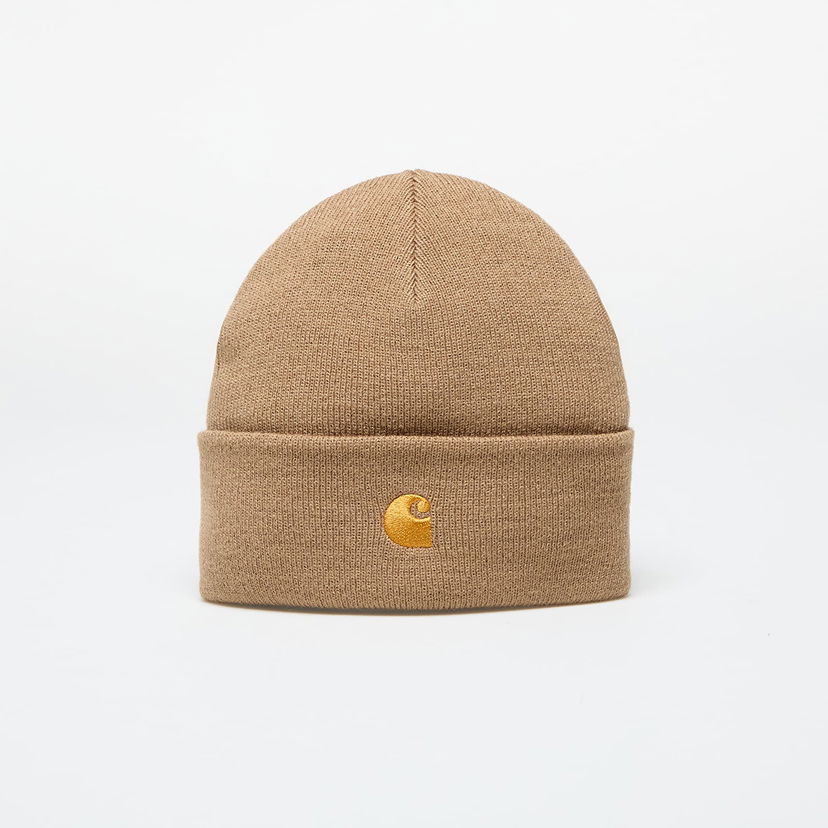 Beanie Carhartt WIP Hat Chase Beanie Peanut/ Gold Universal Bež | I026222.2GQXX