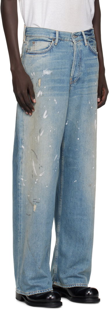Kavbojke Acne Studios Acne Studios 1981 U Paint Splatter Jeans Modra | C00096-, 4
