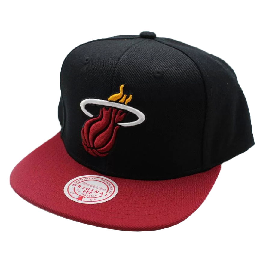 Kapa Mitchell & Ness NBA Team 2 Tone 2.0 Snapback Miami Heat Črna | HHSS3264-MHEYYPPPBKRD, 0
