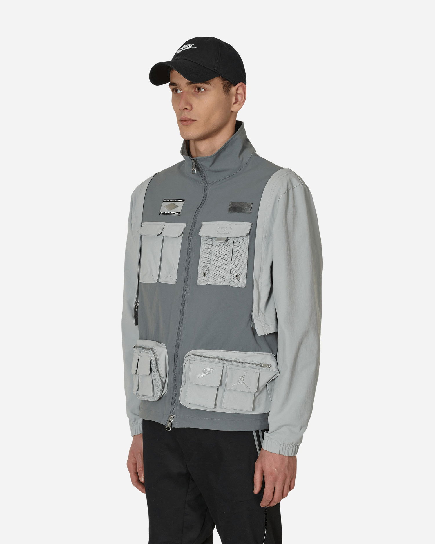 Vetrovka Jordan SoleFly x Jacket Siva | DV7515-077, 1