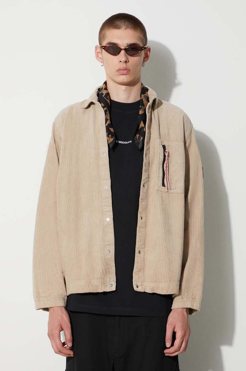 Srajce Aries Corduroy Overshirt Bež | FUAR40600, 0