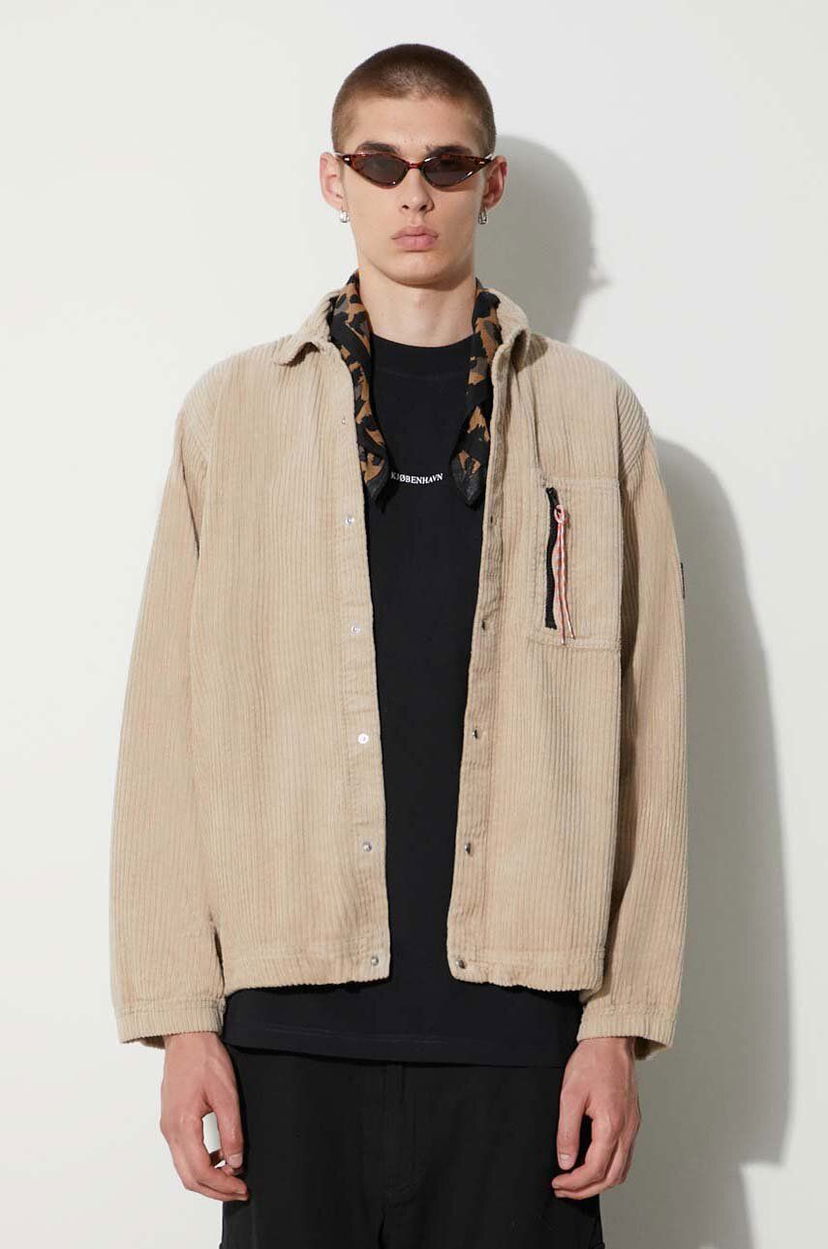 Srajce Aries Corduroy Overshirt Bež | FUAR40600