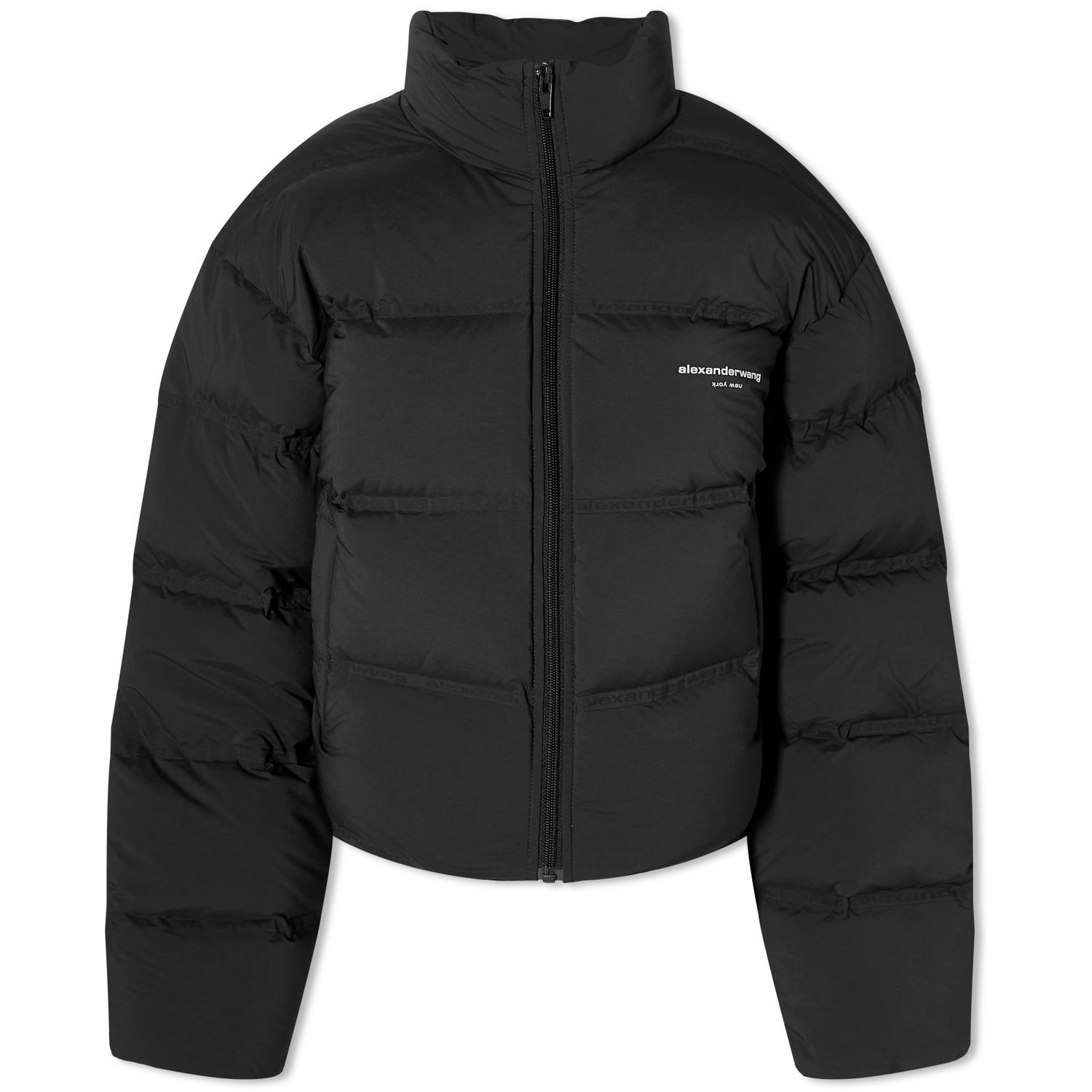 Puhovka Alexander Wang Alexander Wang Cropped Puffer Jacket Črna | 1WC4233241-001, 0