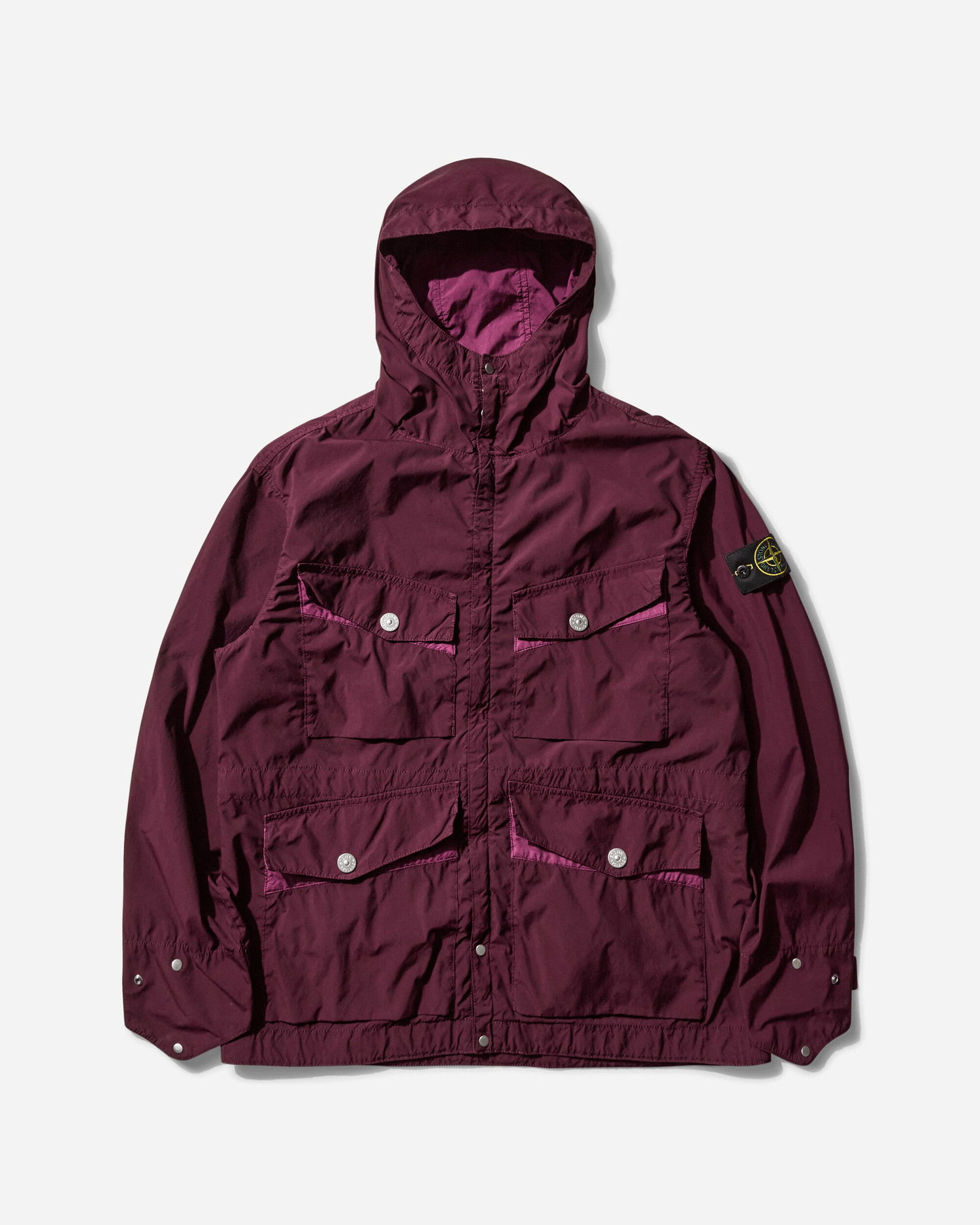 Jakna Stone Island Light Compact Poly-TC Field Jacket Bordo | K2S15-Q100014-S0042 V0017, 1