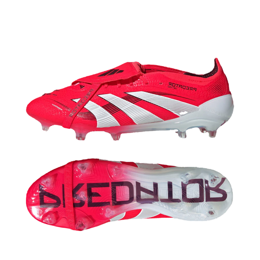 Superge in čevlji adidas Performance Predator Elite Fold-Over Tongue Firm Ground Rdeča | ID8966