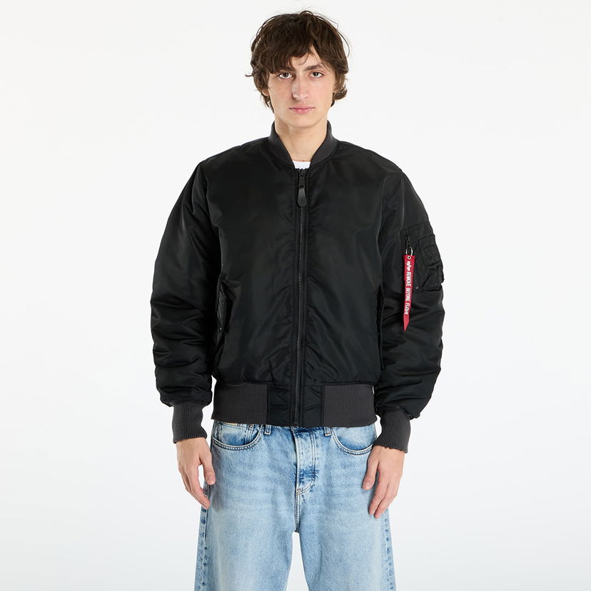 Bomber jakna Alpha Industries Bomber Jacket MA-1 Distressed Črna | 258128-03