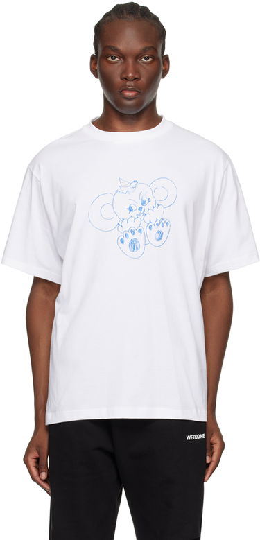 Majica We11done Monster Print T-Shirt Bela | WD-TT2-24-790-U-IV, 0