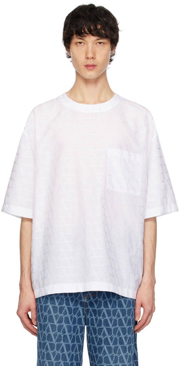 Majica Valentino Iconographe T-Shirt Bela | 4V3CJI209VC