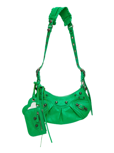 Torba za čez ramo Balenciaga 'Le Cagole' XS Shoulder Bag Zelena | 671309 1VG9Y
