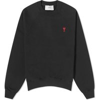 Pleteni pulover AMI Small ADC Crew Sweat Črna | BFUSW005-747-001, 1