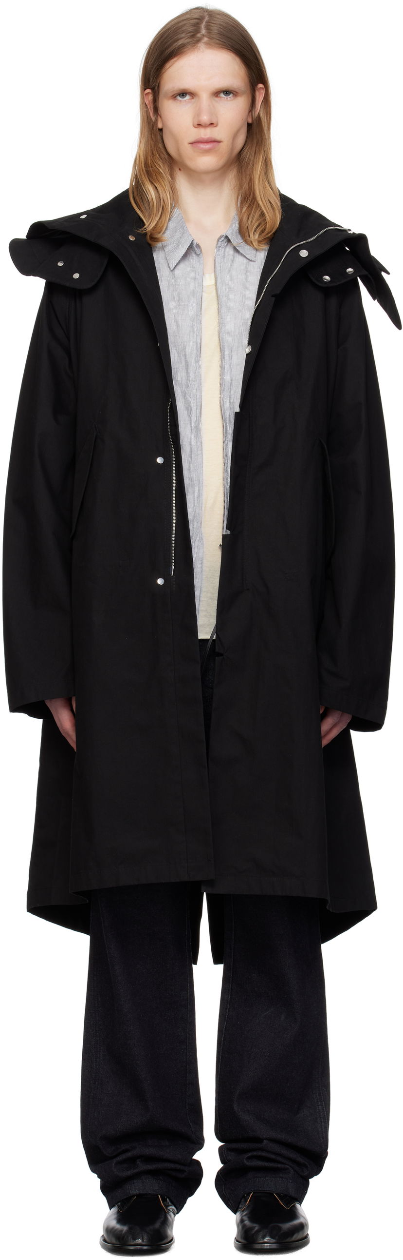 Parka Post Archive Faction (PAF) PAF 8.0 Center Rain Coat Črna | 8.0 OPC-B