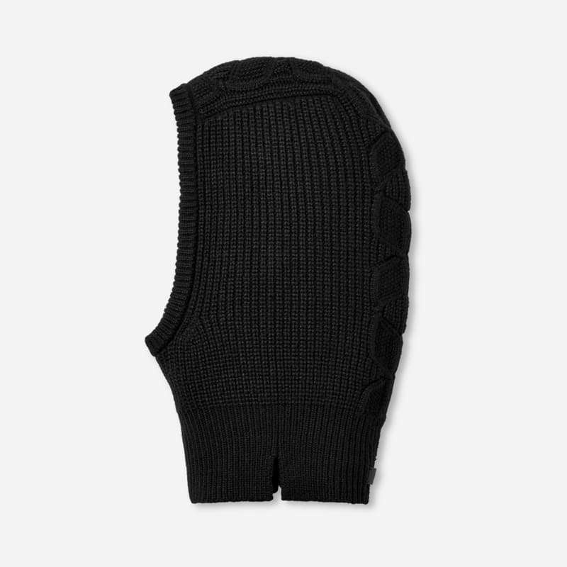 Beanie UGG UGG Cable Knit Balaclava Črna | 102740-BLK, 1