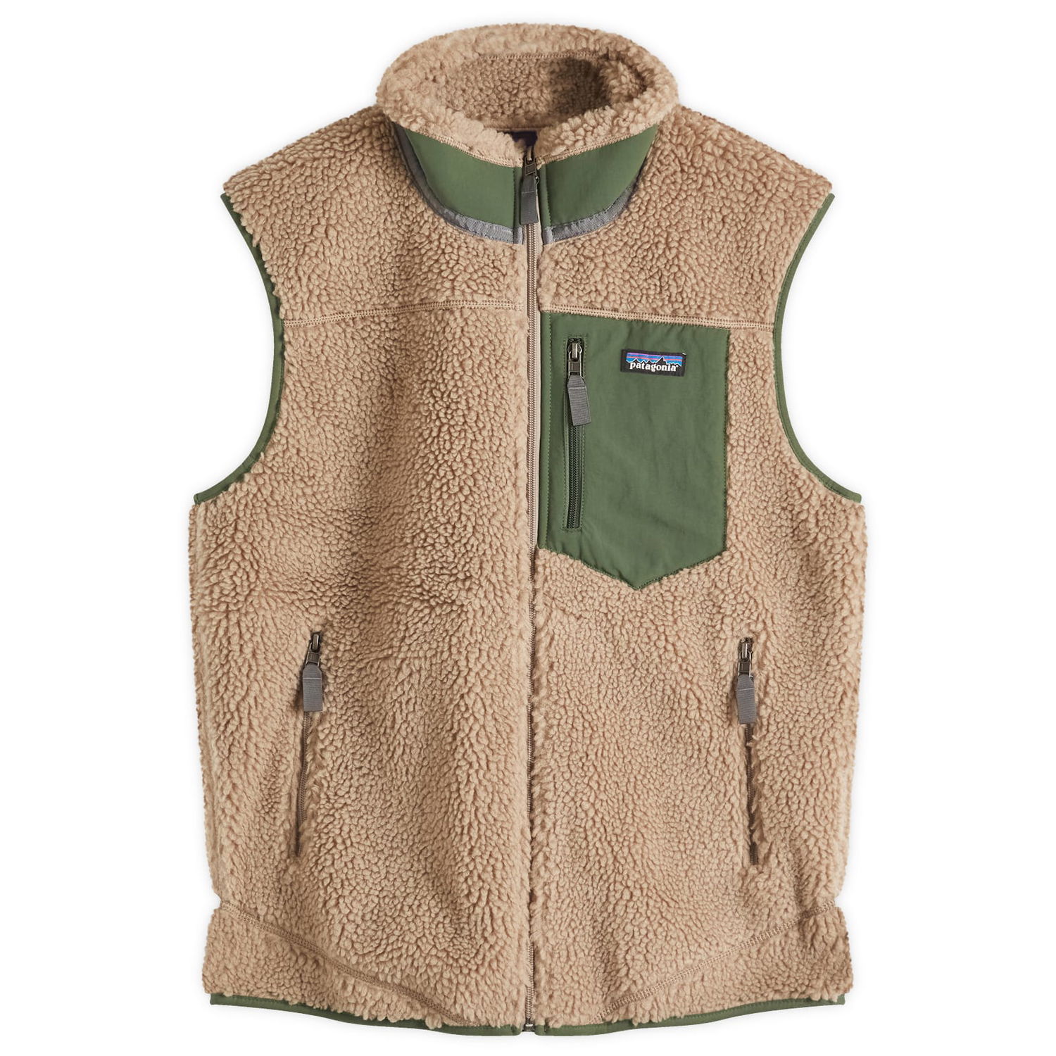 Telovnik Patagonia Classic Retro-X Fleece Vest Bež | 23048-SBDY, 0