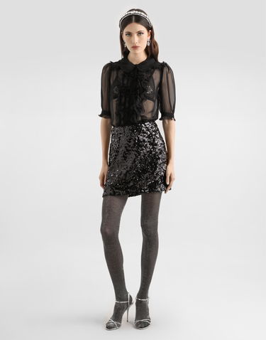 Krila Dolce & Gabbana Dolce & Gabbana Sequined Skirt Collection Črna | F4DADTHLMZMN0000, 1