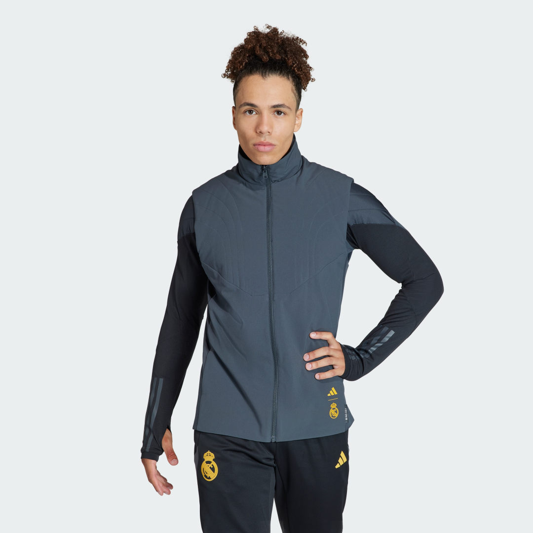Telovnik adidas Performance Real Madrid Tiro 23 Winterized Vest Mornarica | IQ4787, 0