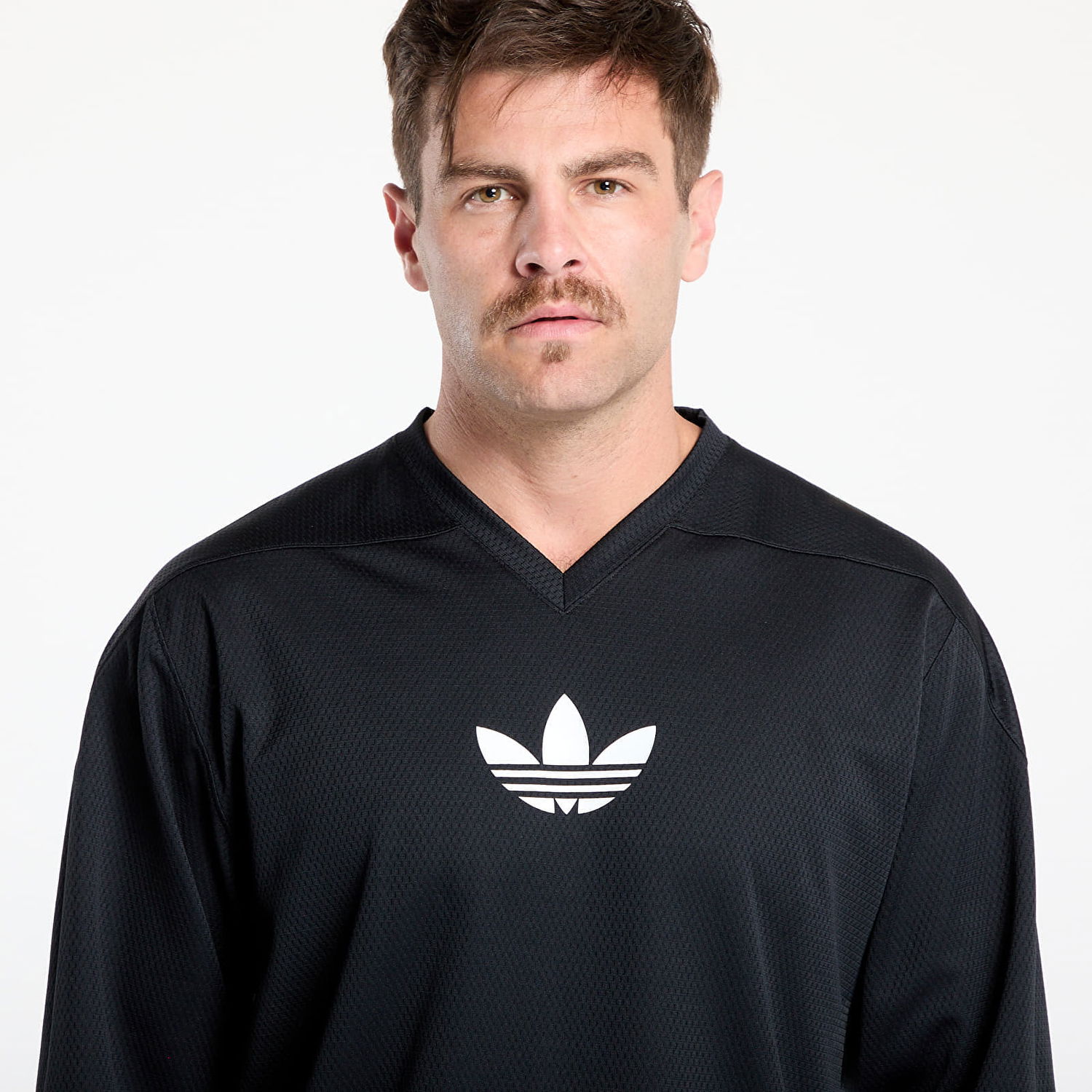 Majica adidas Originals adidas Originals Adicolor Mesh Long Sleeve T-Shirt Črna | JY1307, 1