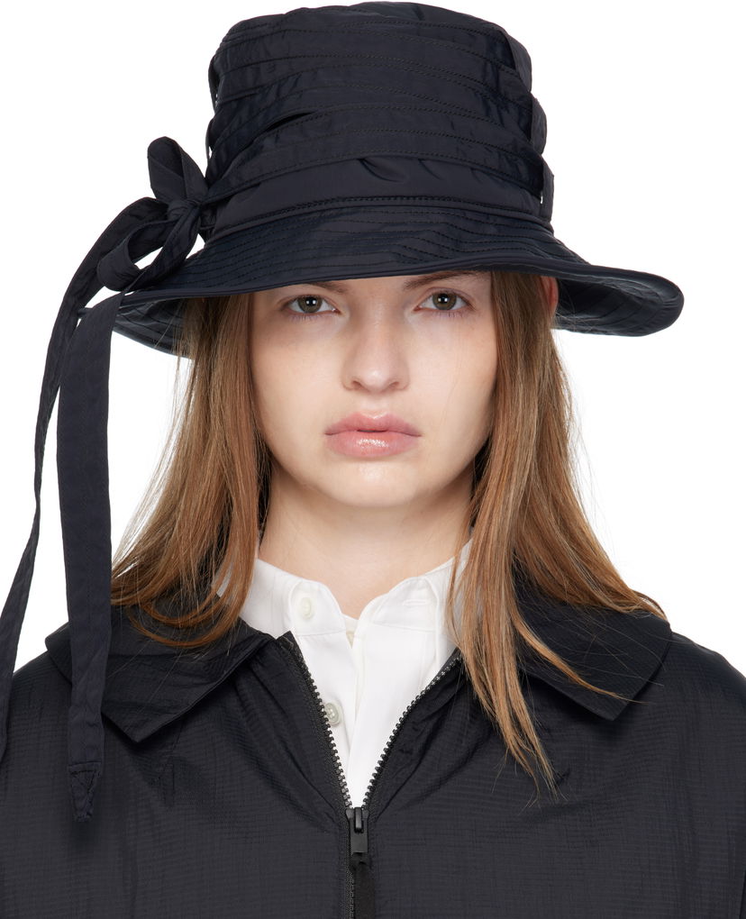 Klobuk Y-3 Y-3 Cinch Bucket Hat Črna | JX8362