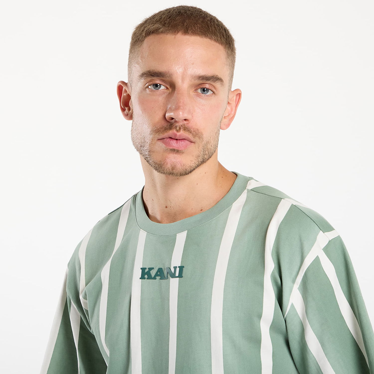 Majica Karl Kani Karl Kani Retro Gradient Stripes Tee Zelena | PD00005338, 1