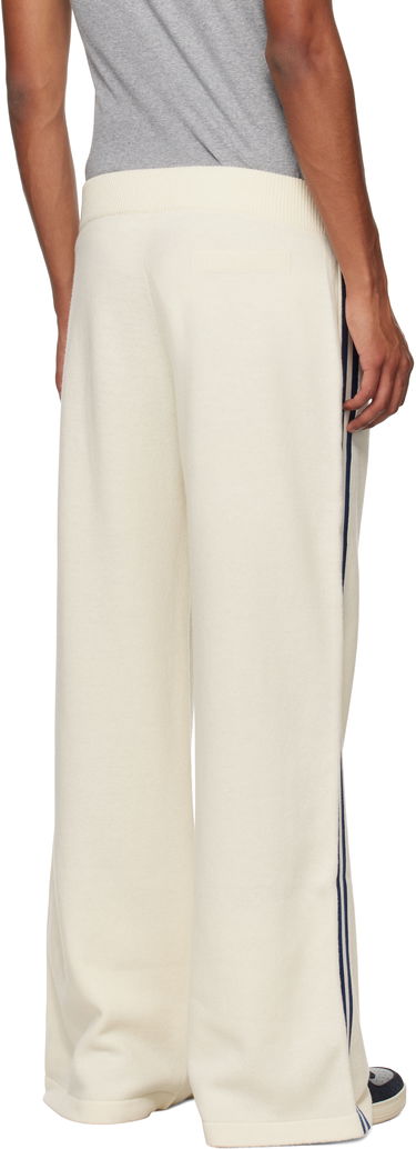Trenirka DSQUARED2 Dsquared2 Knit Sweatpants with Side Stripes Bela | S74KB0927_D13051, 2