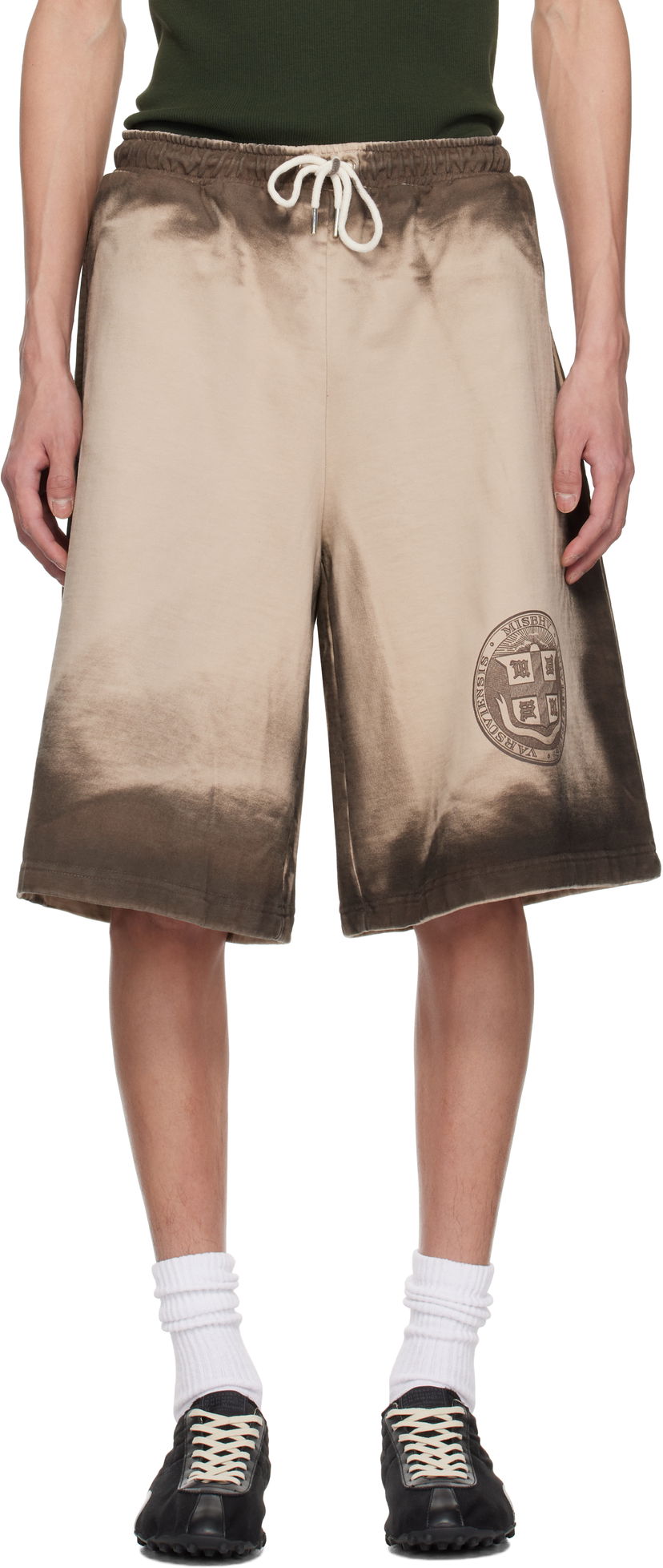 Kratke hlače MISBHV MISBHV Oversize Mud Shorts Bež | 250M354