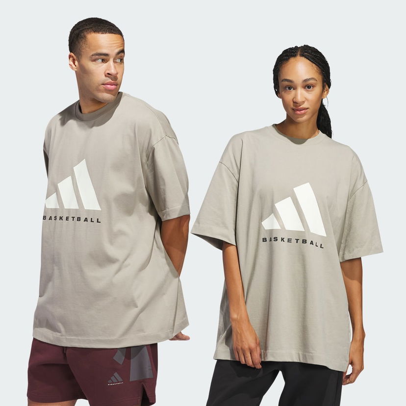 Majica adidas Performance Basketball T-Shirt Bež | JD6127