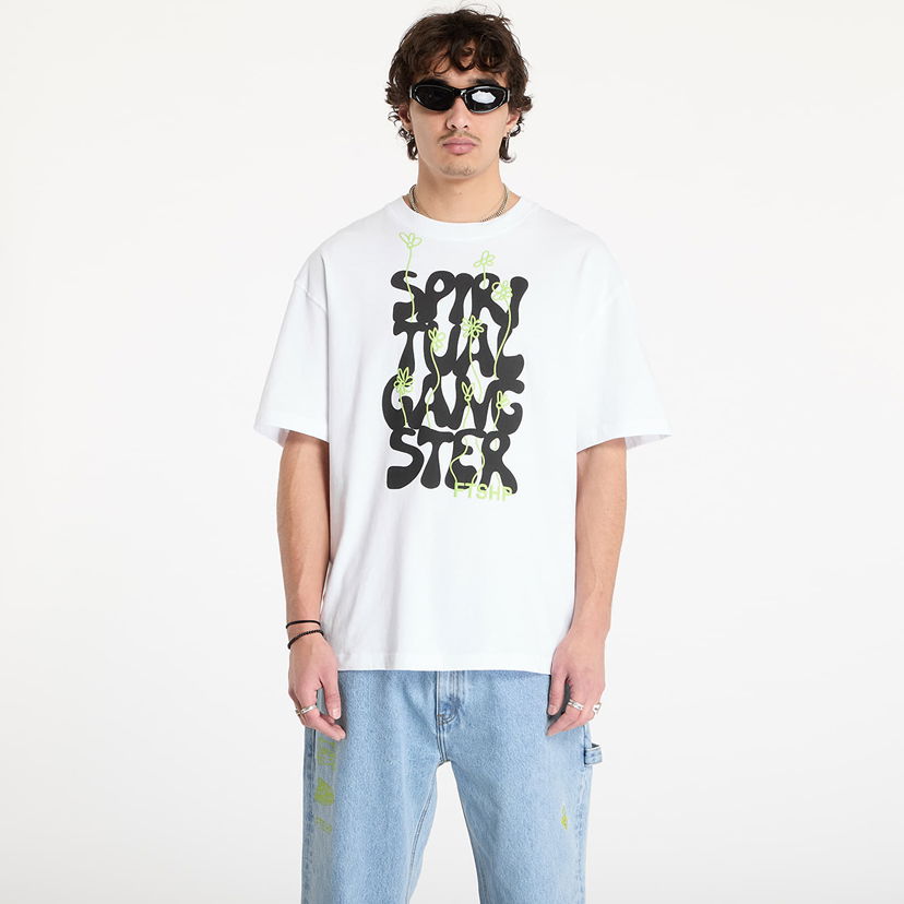 Majica Footshop Spiritual Gangster Graphic T-Shirt Bela | FTSHP_389