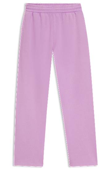Trenirka BOSS Loose-Fit Cotton Terry Tracksuit Bottoms Lila | 50545019