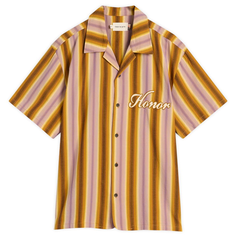 Srajce Honor The Gift Honor the Gift Auto Shop Camp Shirt Večbarvna | HTG250130-BRN