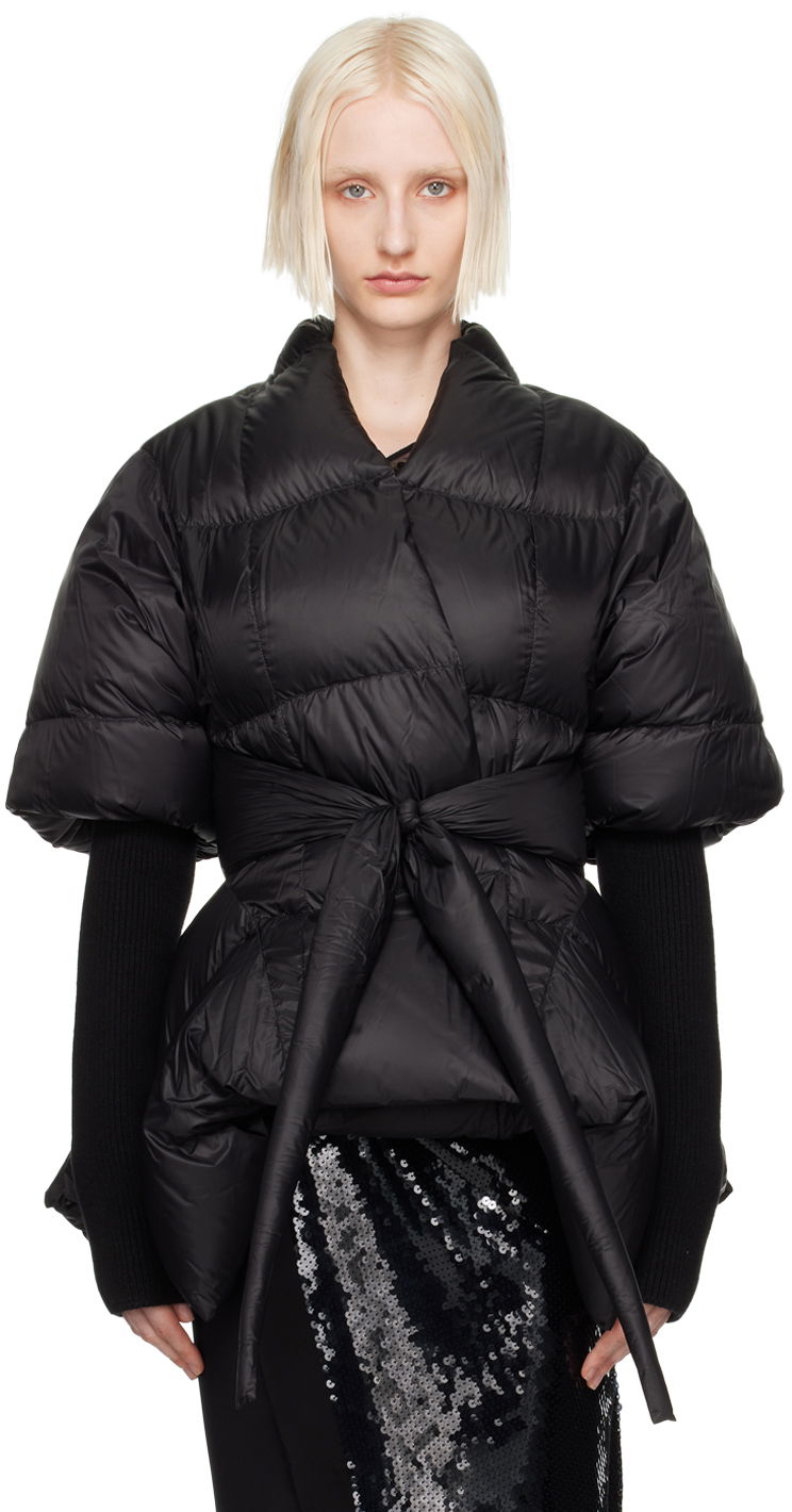 Jakna Rick Owens Black Porterville Batwing Down Jacket Črna | RP02D3750 NPD2